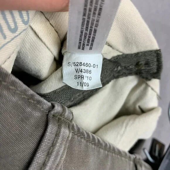 Gap Mens Pants 30 Gray Cargo Paratrooper Straight Leg Army Military Retro 30x32 - Picture 9 of 12